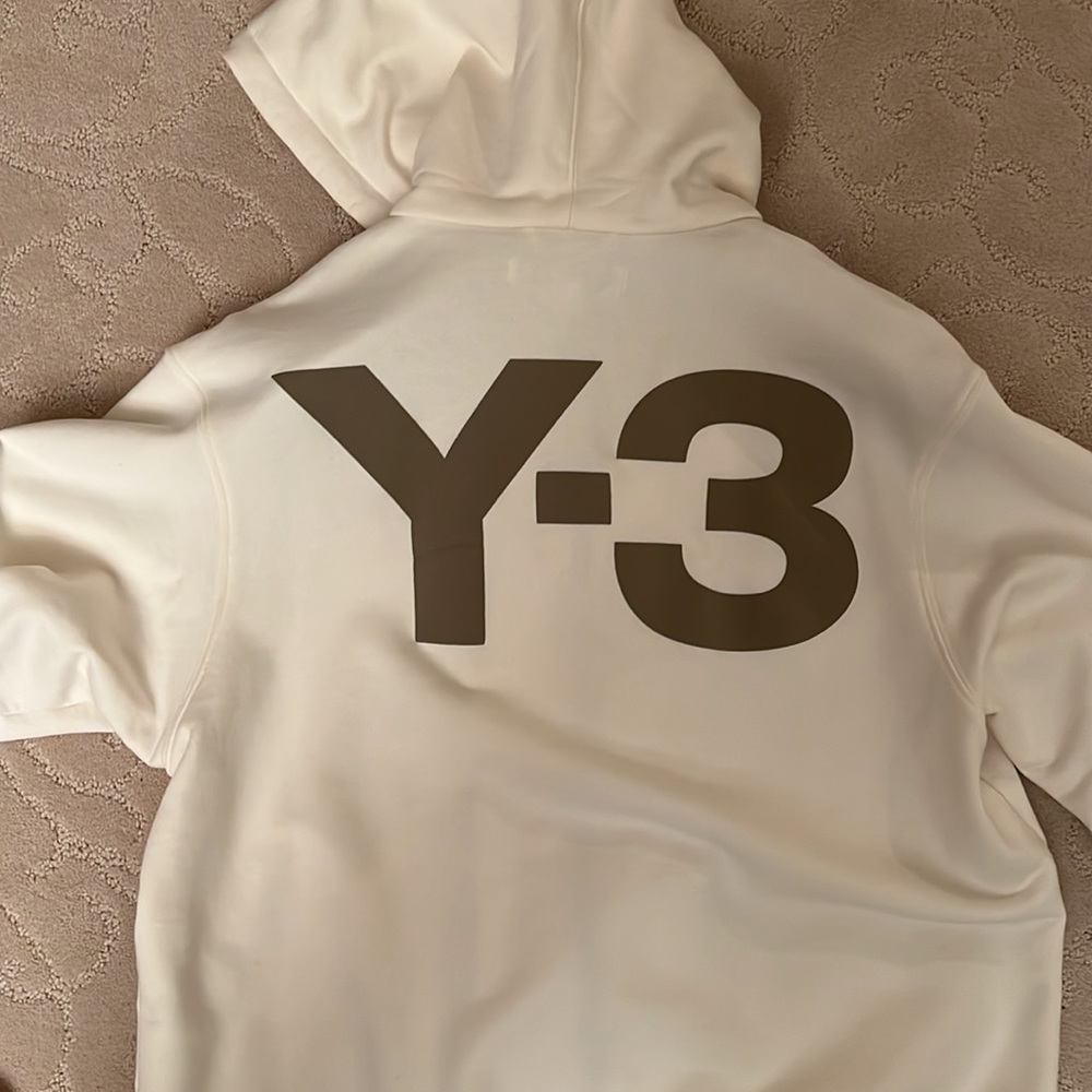 Men yohji yamamoto Y-3 Adidas jacket. Off white. Never wore.